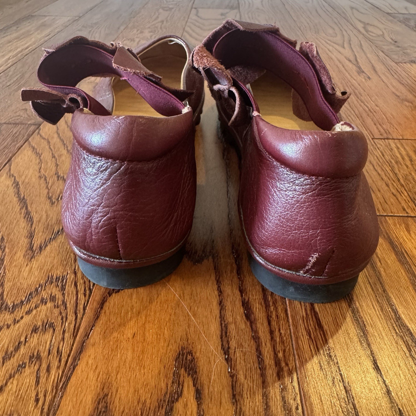 Spring Step L’Artiste Talulla 39 Women’s Shoes 8.5 Burgundy Floral Ballet Flats