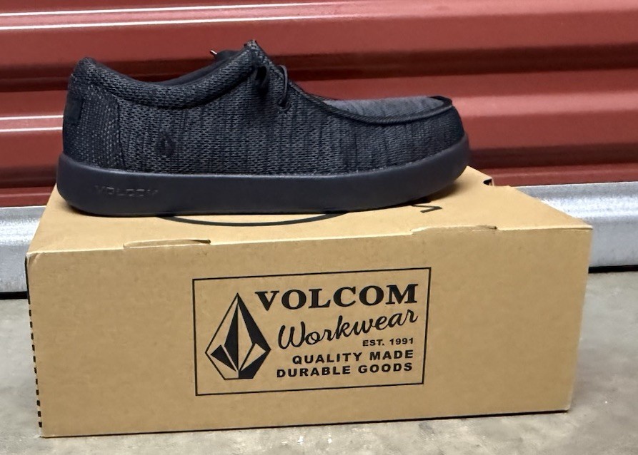 VOLCOM WOMEN’S CASUAL WORK CHILL SHOE BOOTS VM30802F Sz 10 W Composite Toe Safe