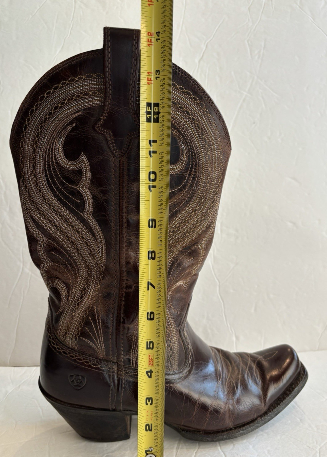 Ariat Lively Cowboy Western 10016357 ATS Sassy Brown Boots Womens 9B Leather