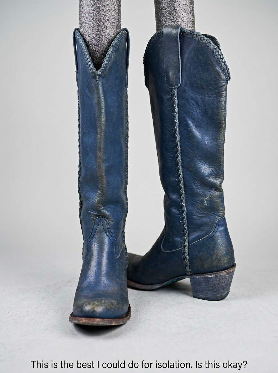 Women’s Lane by Junk Gypsy “Plain Jane” distressed blue leather boots