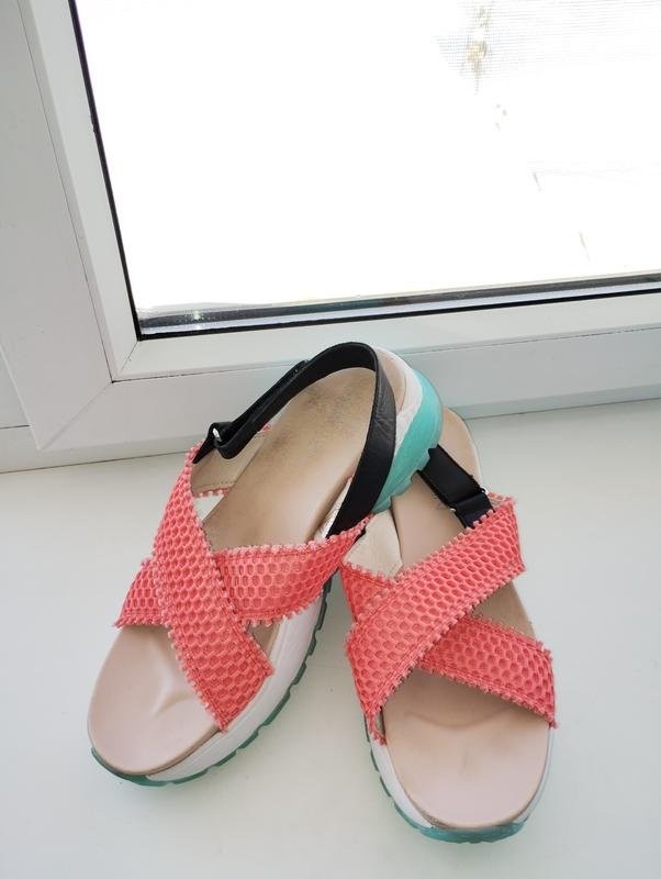 women marc cain heels multicolor leather 41