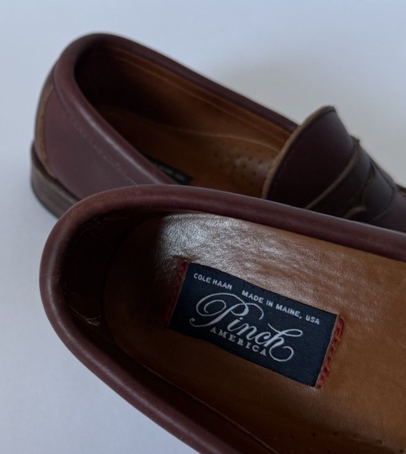 Rancourt Cole Haan Pinch America Penny Loafer Brown Stich Maine USA Womens 6.5 M