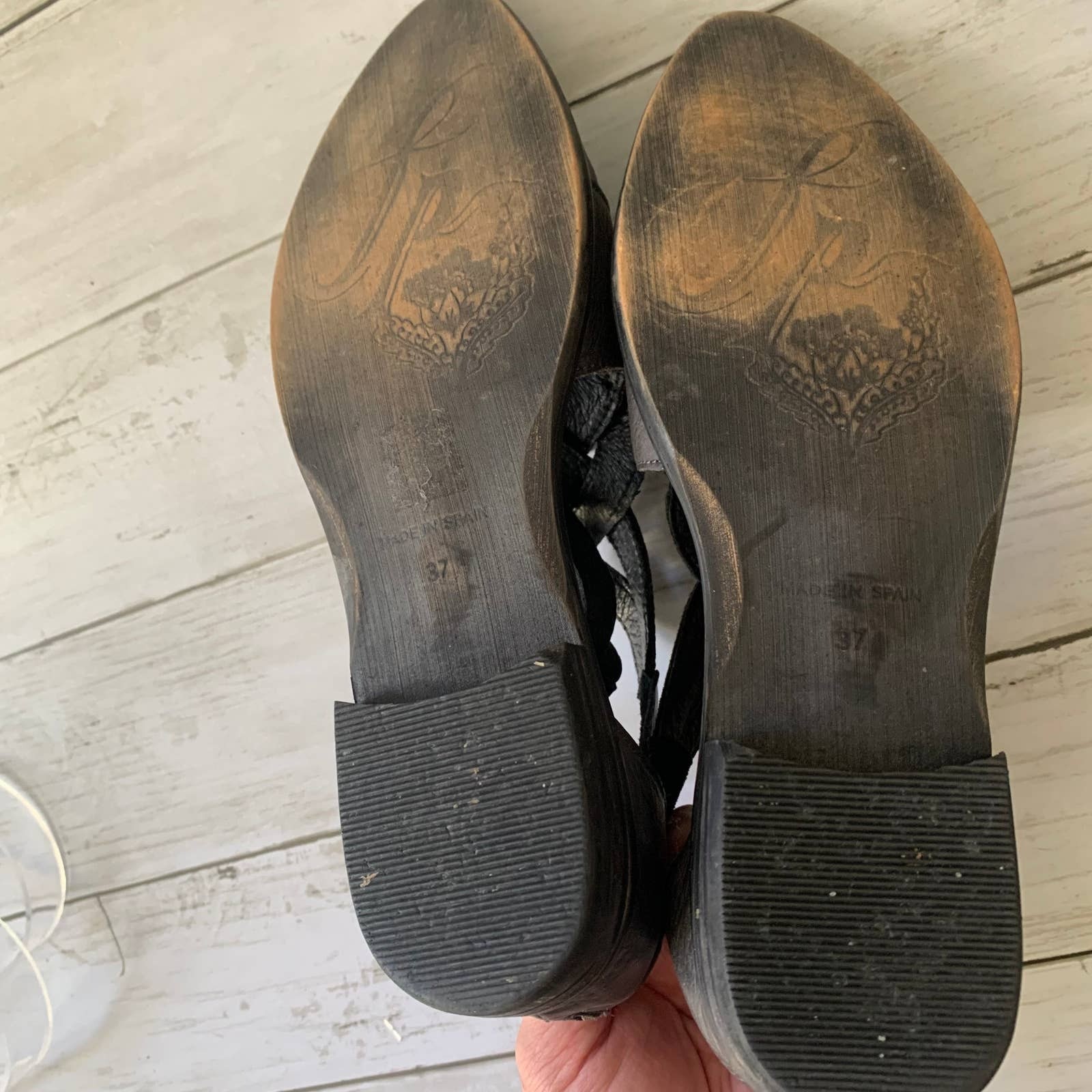 Free People Wanderlust Woven Pointed Flats Size 6.5