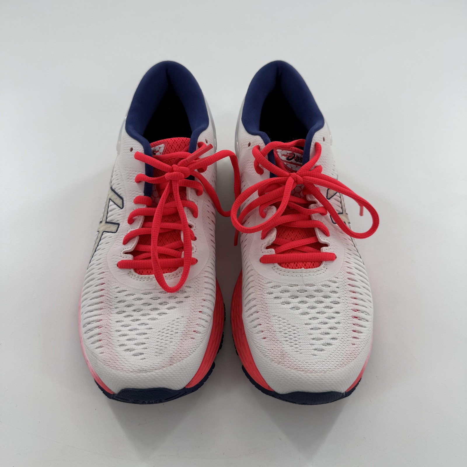 ASICS GEL-Kayano 25 Shoes Womens Size 9 White Pink Running Sneakers 1012A026