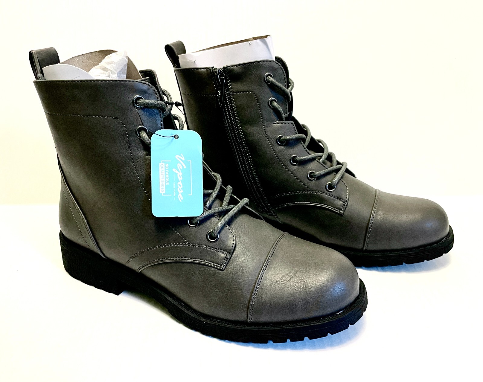 NEW Vepose Women’s Size 7 Brownish Gray Fashion Ankle Boots!