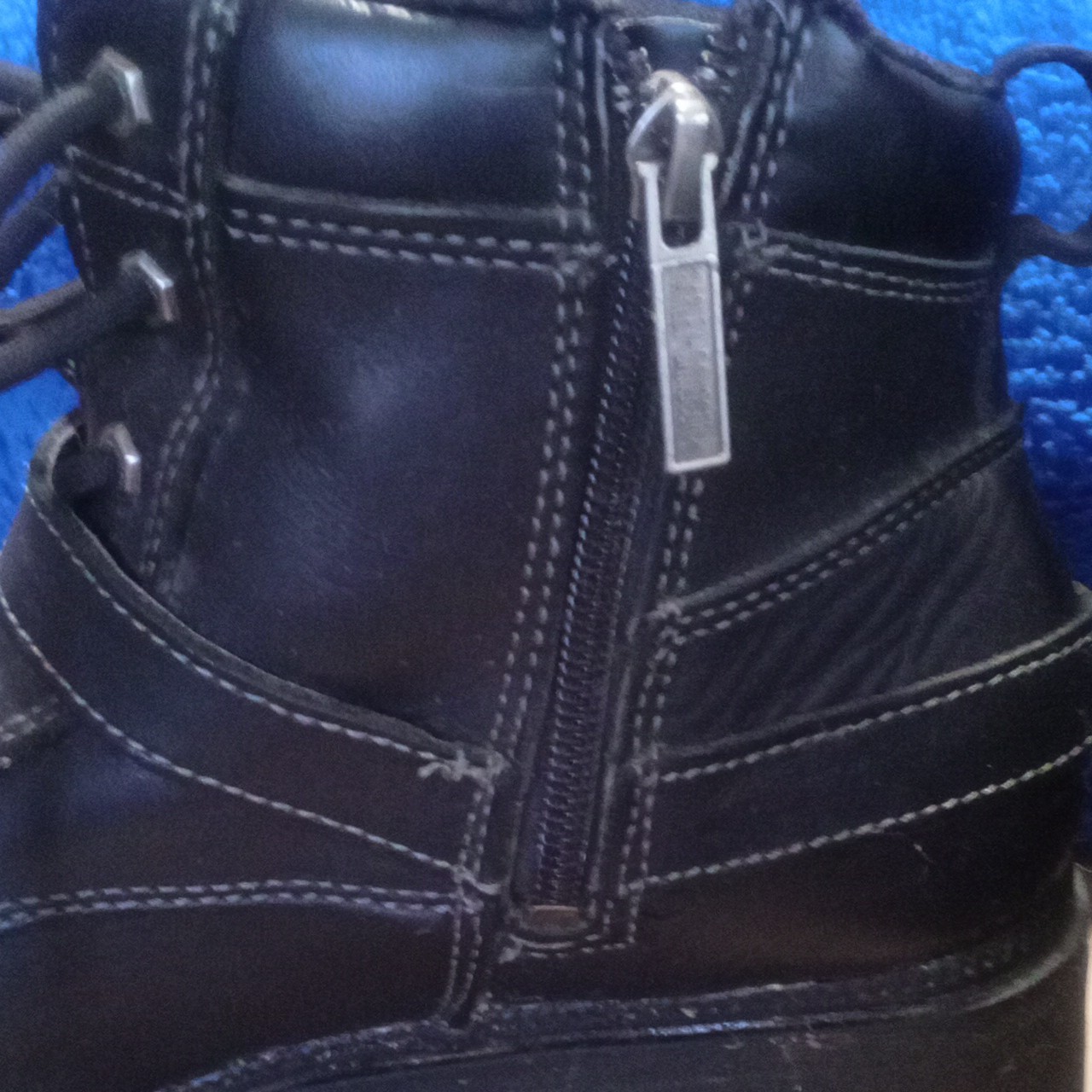 Women’s Harley-Davidson Black Leather Boots Size 11 (Well Loved)