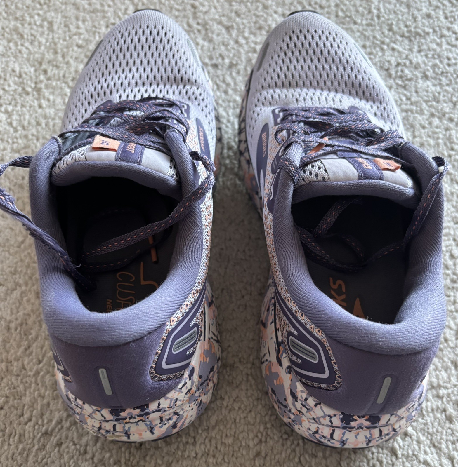 Brooks Womens Ghost 14 Purple Running Shoes Size 8.5 (7006733)