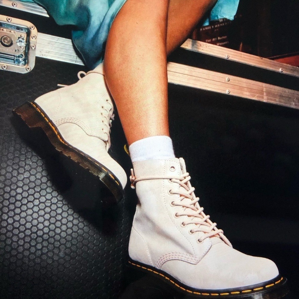 Dr. Martens Pascal Tie Dye Suede Lace Up Boots