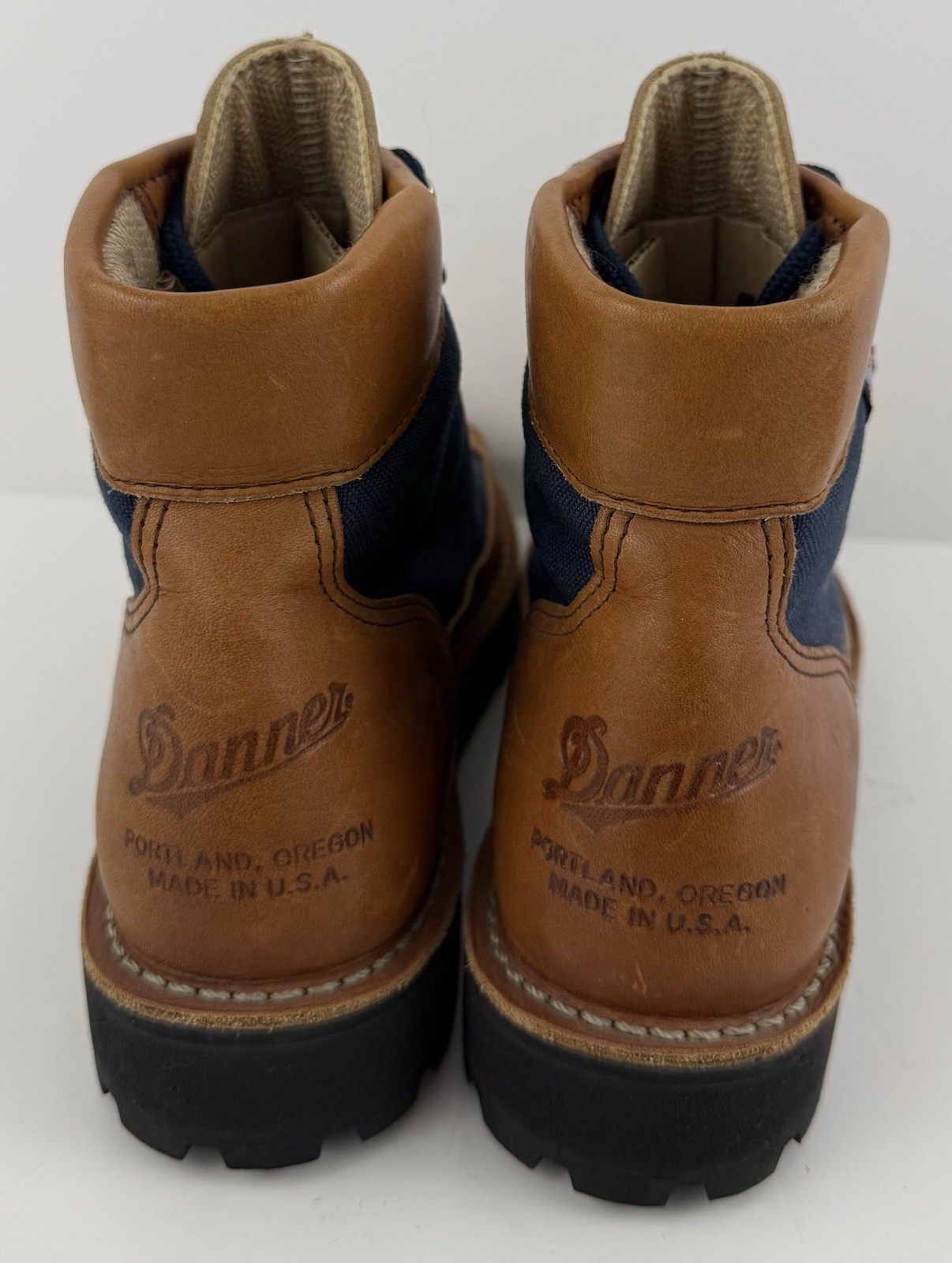 Danner Light Cascade Tan/Blue Hiking Boots Made USA Women’s Size 7
