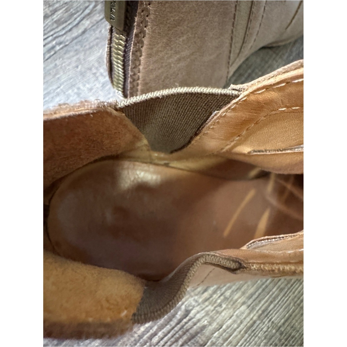 Aquatalia Women’s Tan Cutout Ankle Boots