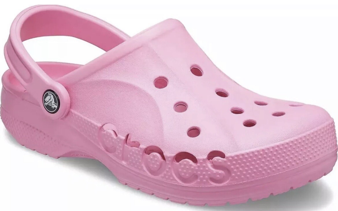 CROCS BAYA CLOGS [SIZE MENS 9/WOMENS 11] PINK LEMONADE SLIDES SHOES SANDALS NEW!
