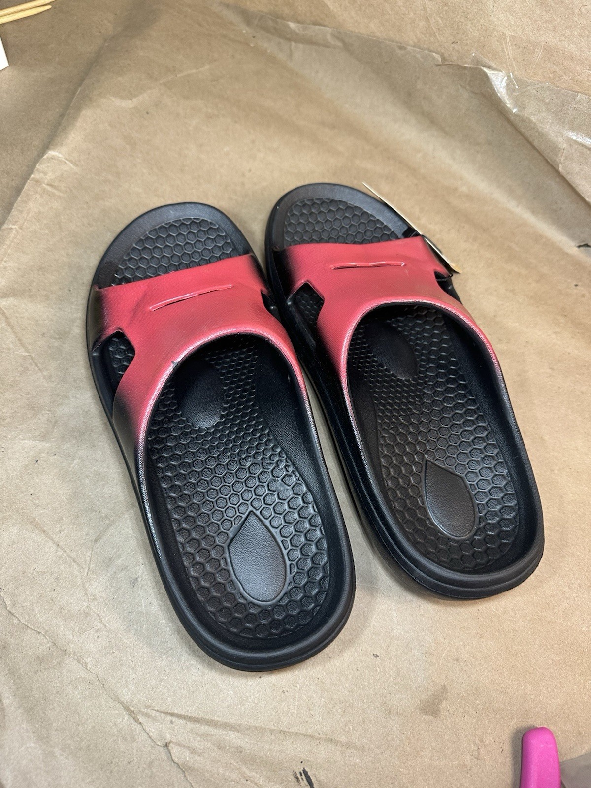 spenco total support fusion 2 fade slide red Size 9 Women’s 8 Men’s