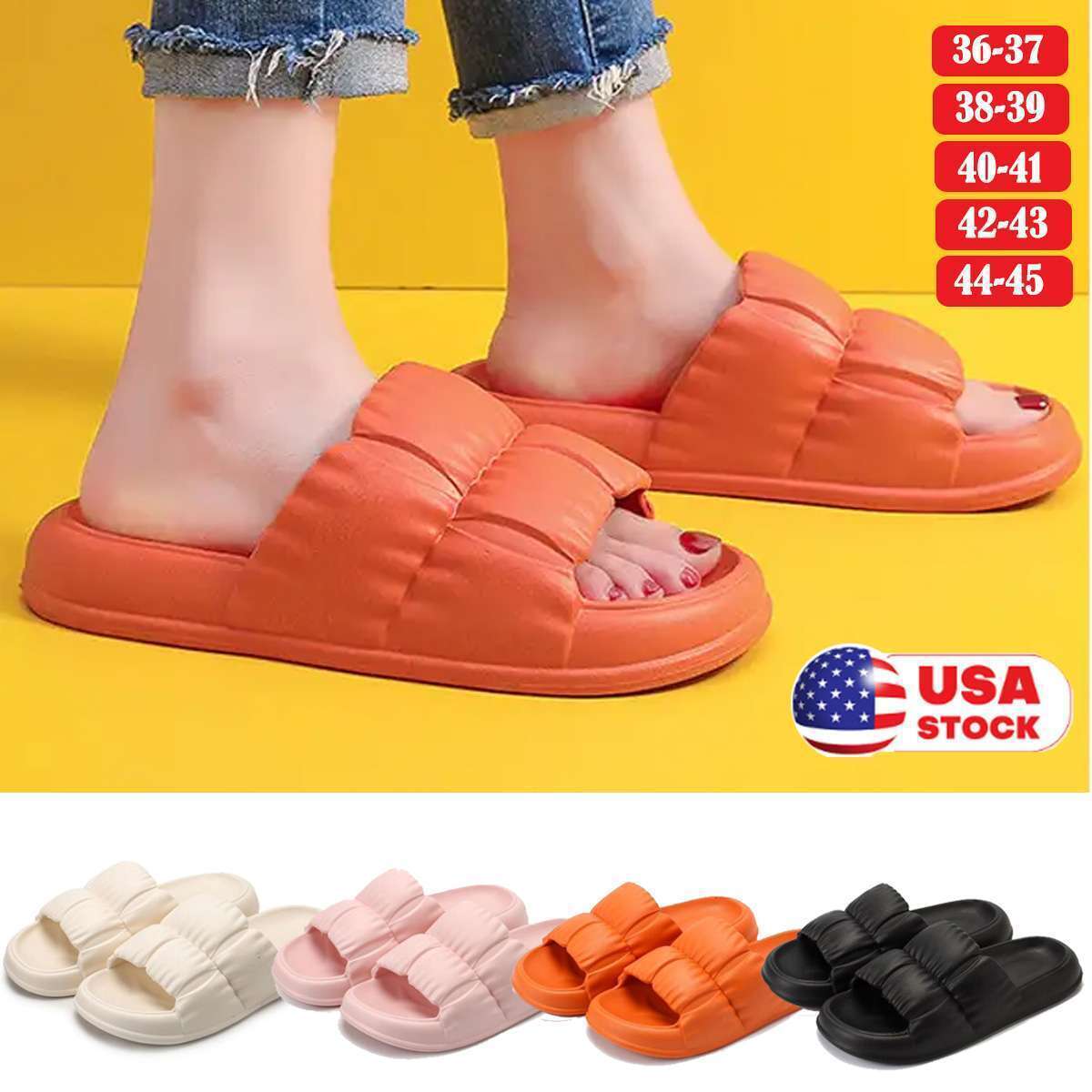 Like Clouds Ultra Soft Sandals Anti-Slip Cozy Pillow Slipper Home Outdoor Shoes