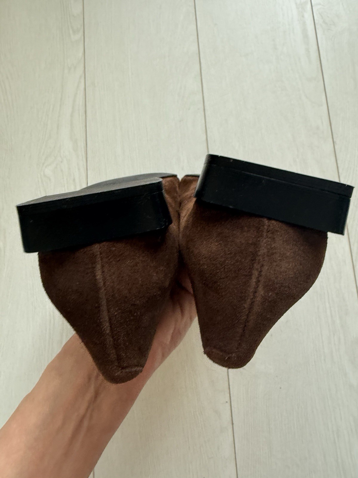 Angel Alarcon Pointed Suede Ballet Flat Size 38 Spain