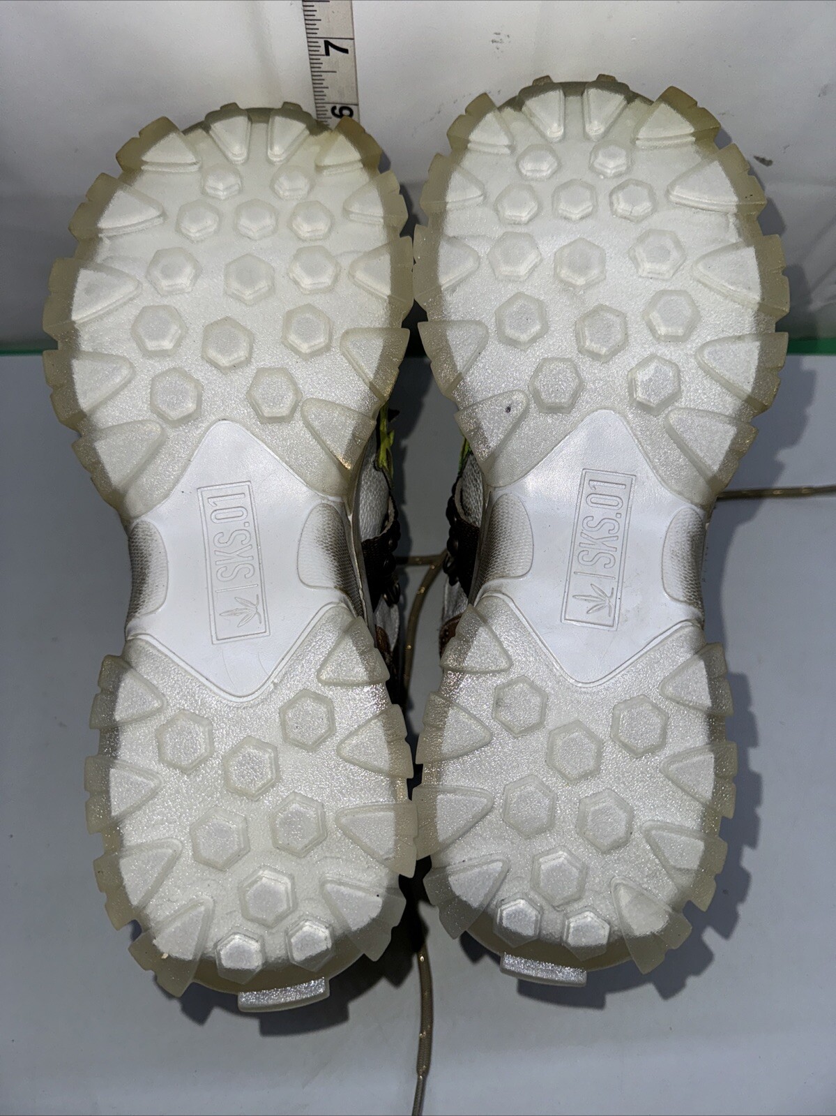 MEZCALERO Women’s Handmade Mexican Fashion Sneaker Dudi Green Diva (Size 10)