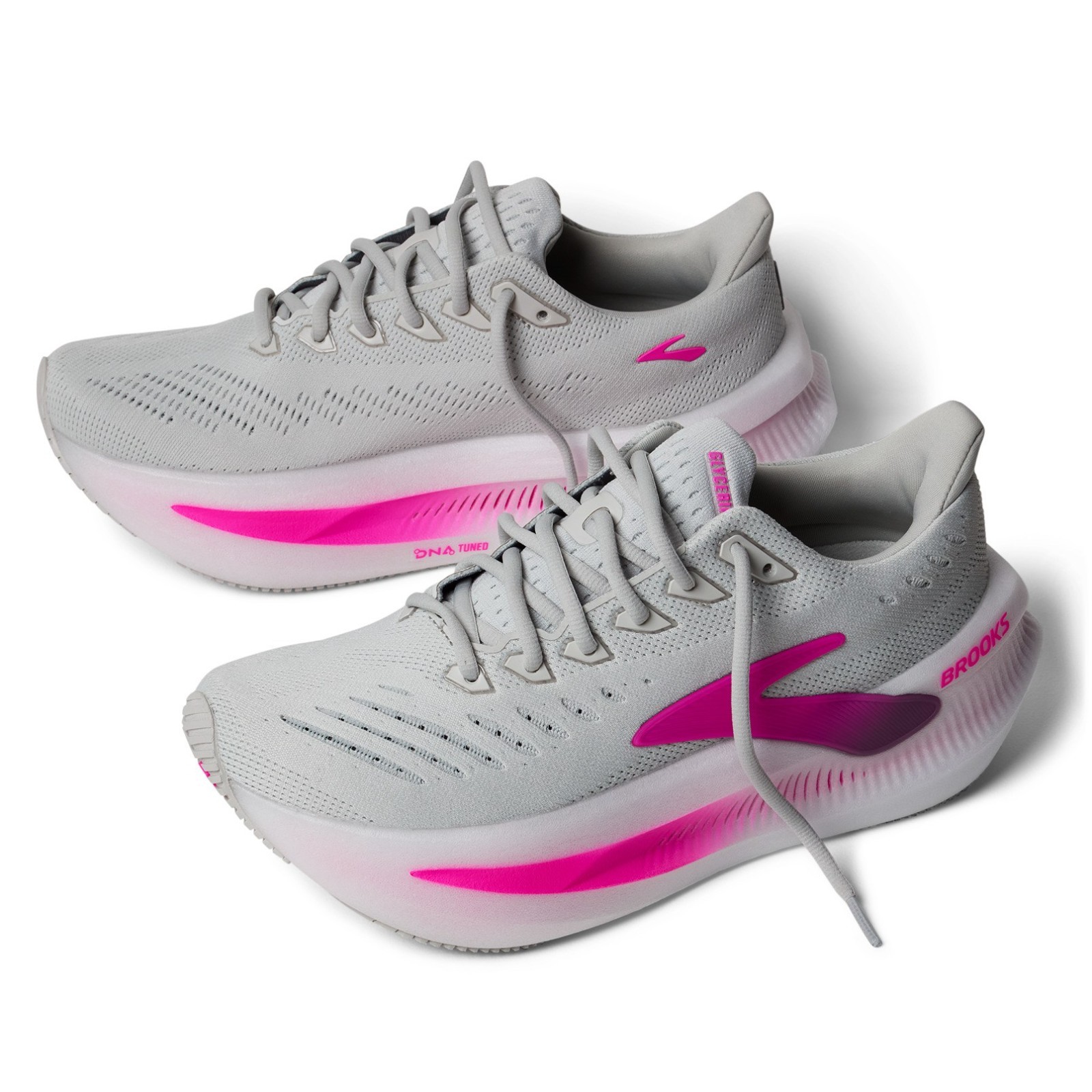 Brooks Glycerin Max 2 Road-Running Shoes – Women’s, Oyster/Argyle/Cyber Pink,New