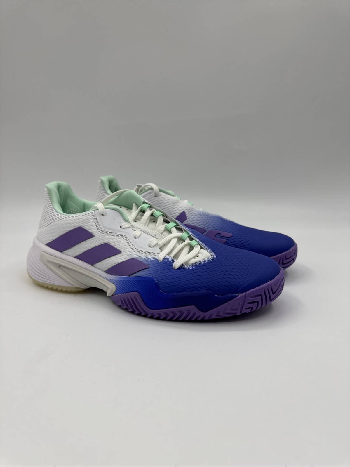 Adidas Barricade Lucid Blue Violet Mint Tennis Shoes HP7417 Women’s Sizes 6-11