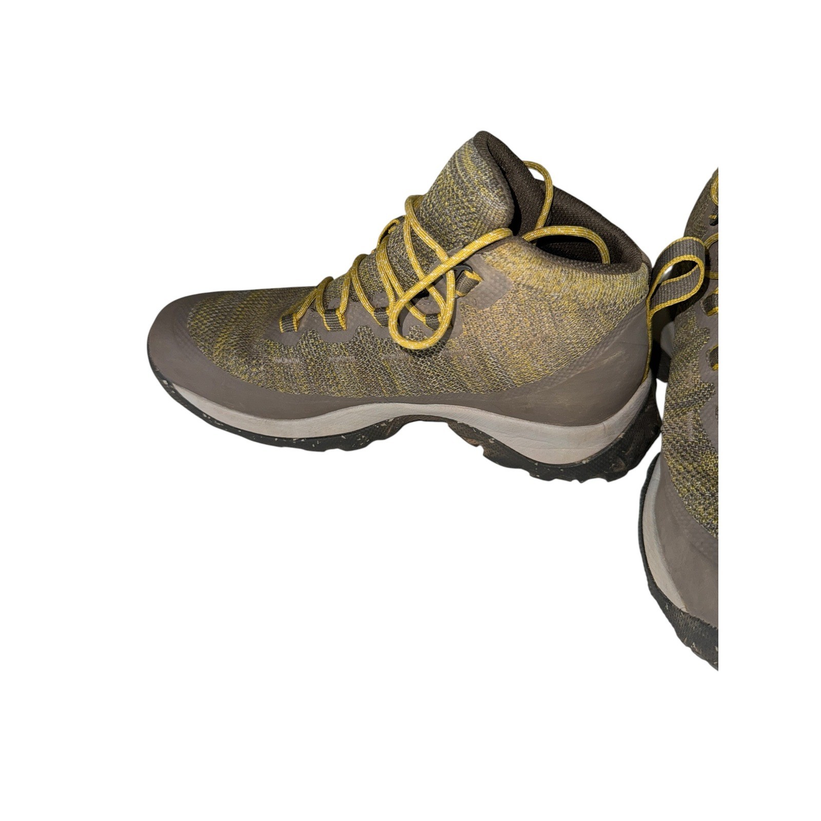 REI Co-op Flash Hiking Boots Womens 8 Brown Yellow Waterproof 00022948 W