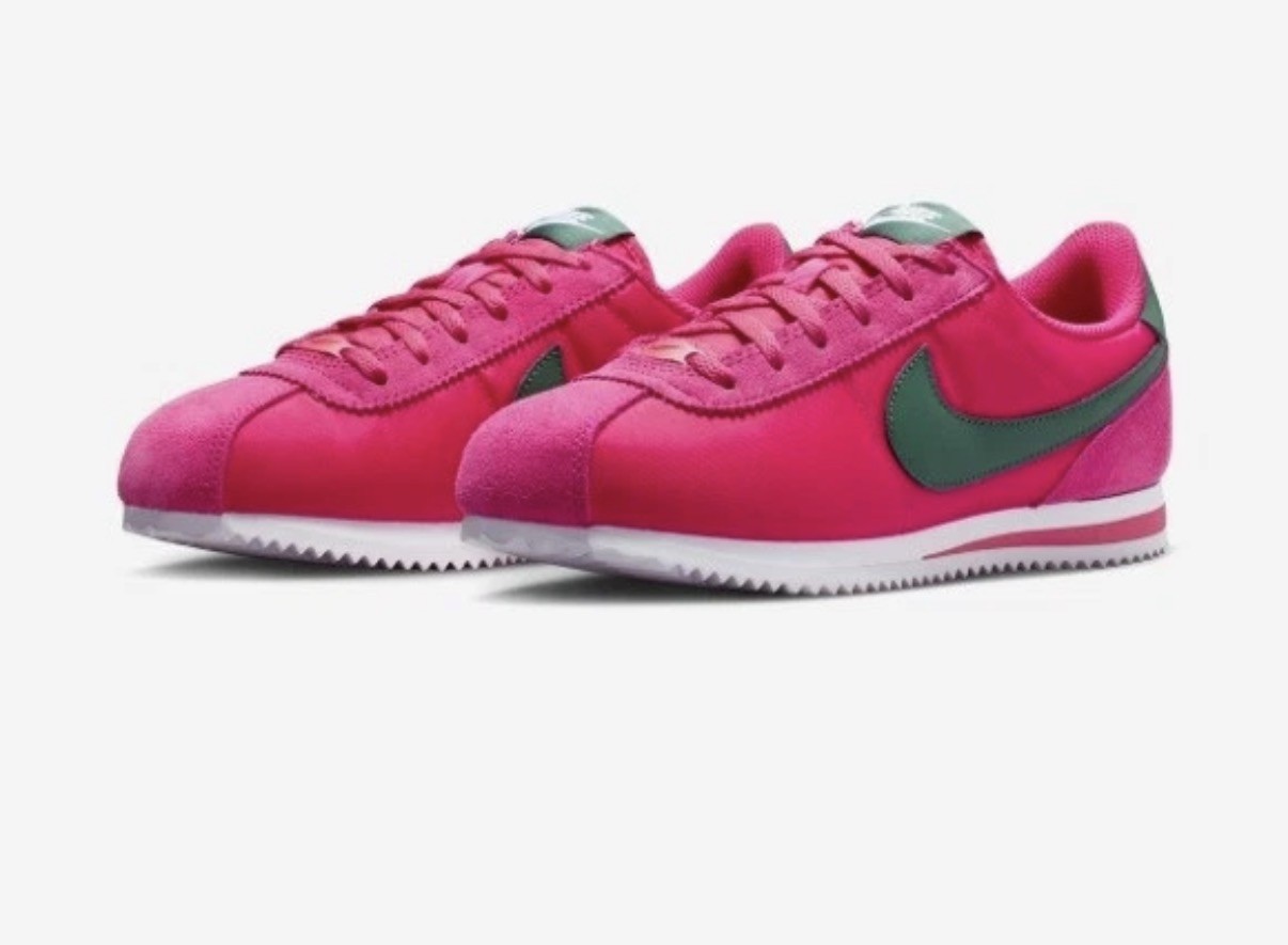 Nike Cortez TXT Shoes Sneakers IH7654-600 pinksicle & green 7Y, 8.5 Women