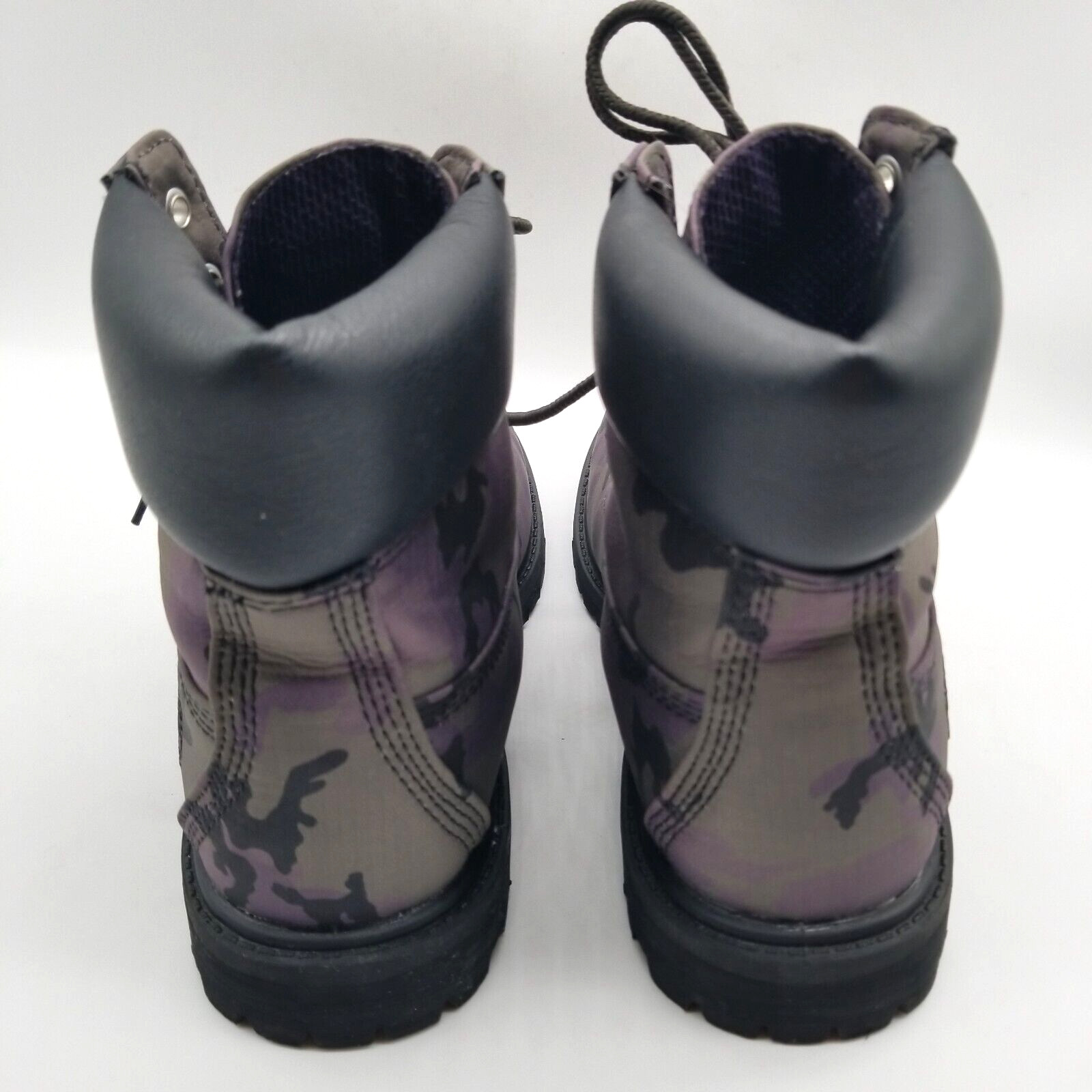 Timberland A25E3 Women Purple 6″ Iridescent Premium Fabric Camo Boots 6