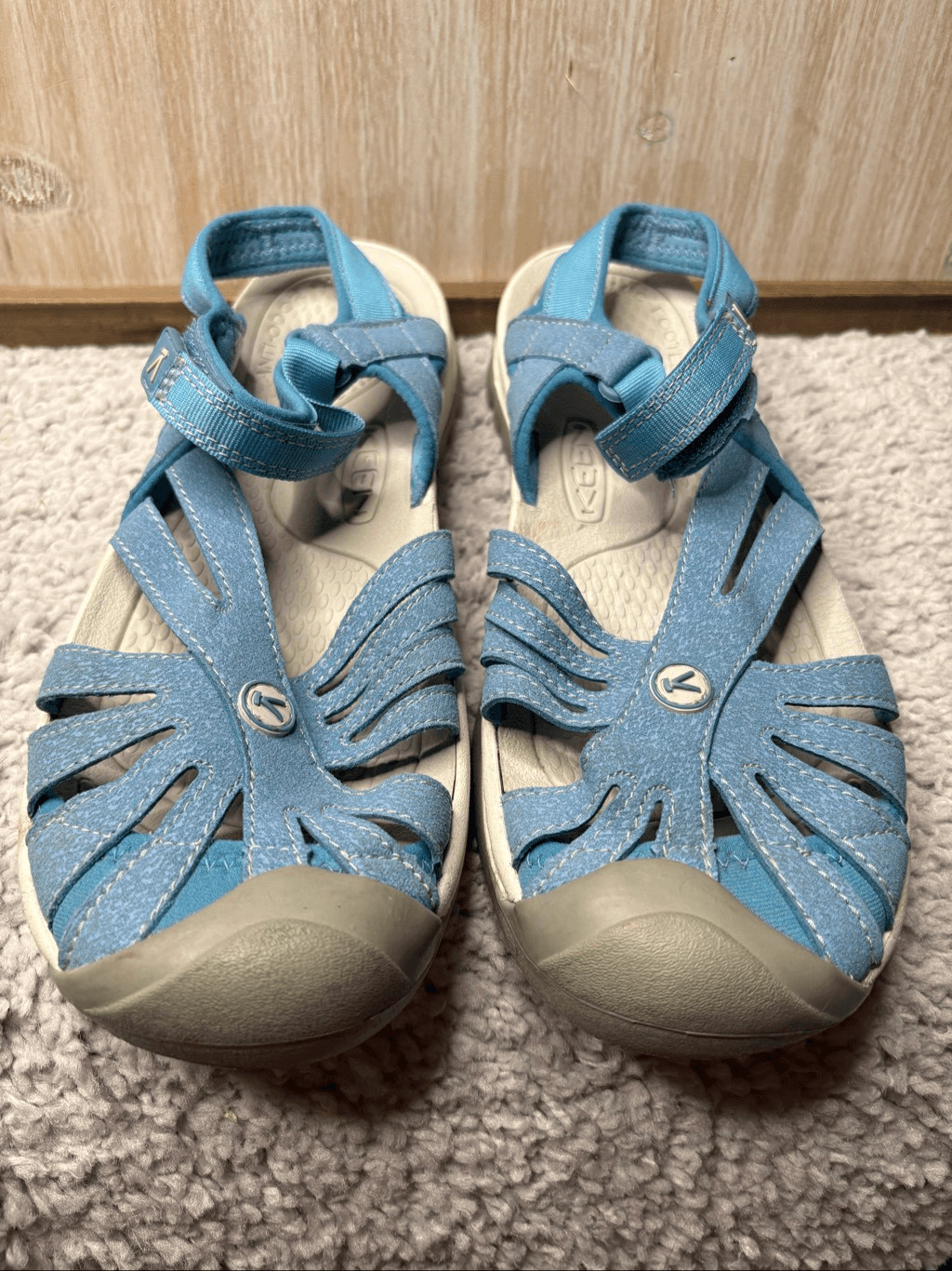 KEEN Rose Blue Sport Sandals Women’s Closed Toe Outdoor Hiking Water Shoes Size