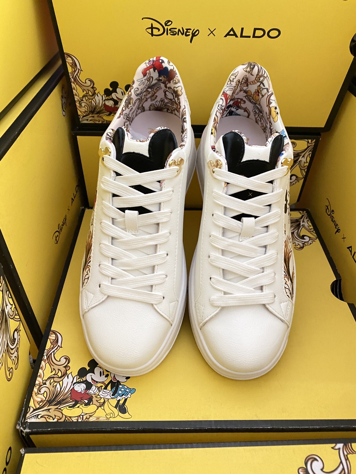 DISNEY X ALDO LOW TOP SNEAKER MICKEY MINNIE WOMEN~5-6-6.5-7-7.5-8-8.5-9-10~11