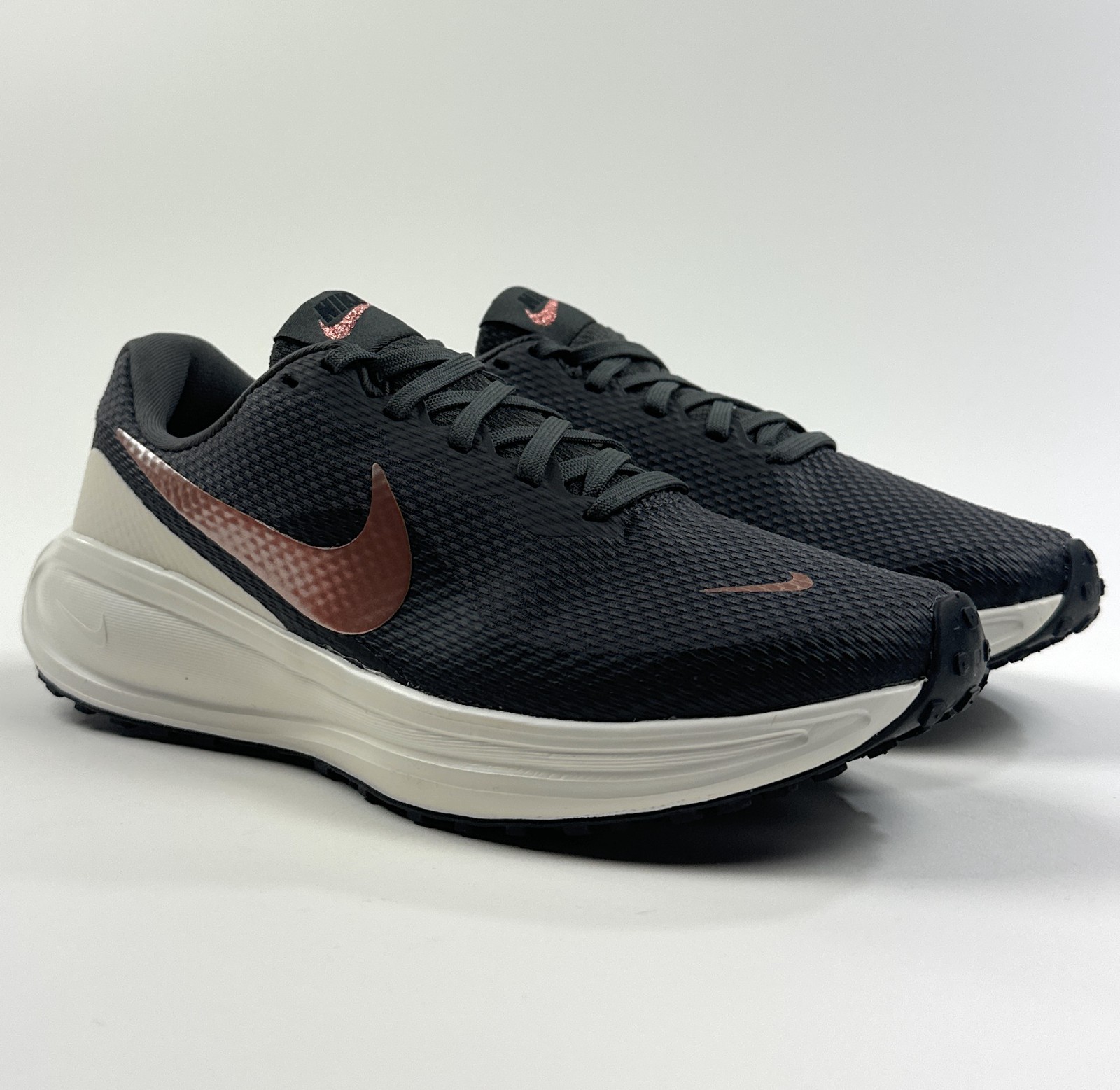 Nike Revolution 8 Ash Black Womens Size 12 Shoes Athletic Running HJ8485-200