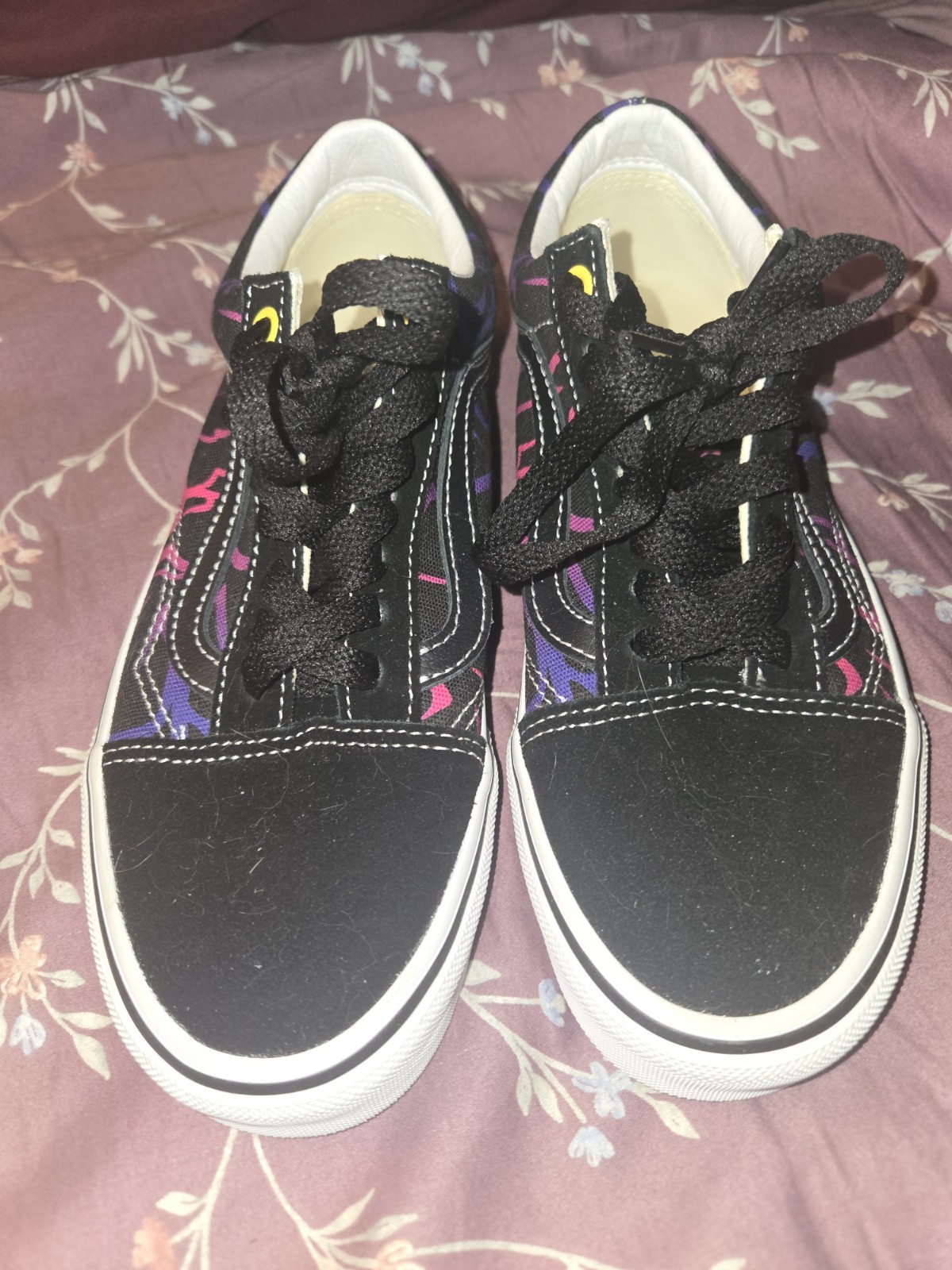 VANS K-Pop Demon Hunters Saja Boys Old Skool Low Top Lace Shoes W6.5 M5 Patterns