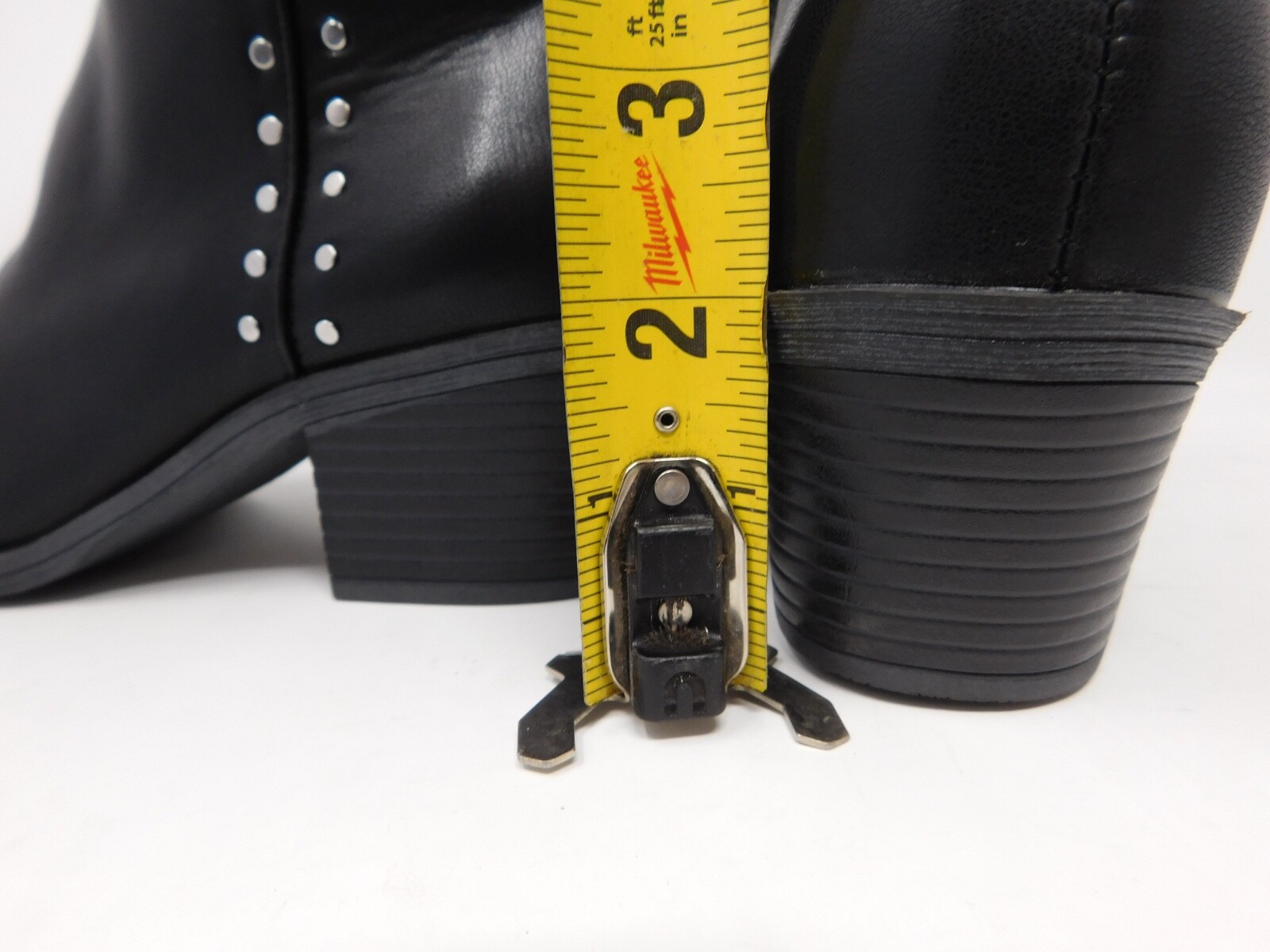 BP Women’s Boots Size 5.5 Wylie Bootie Black Studded Zipper Chelsea Cowgirl Shoe