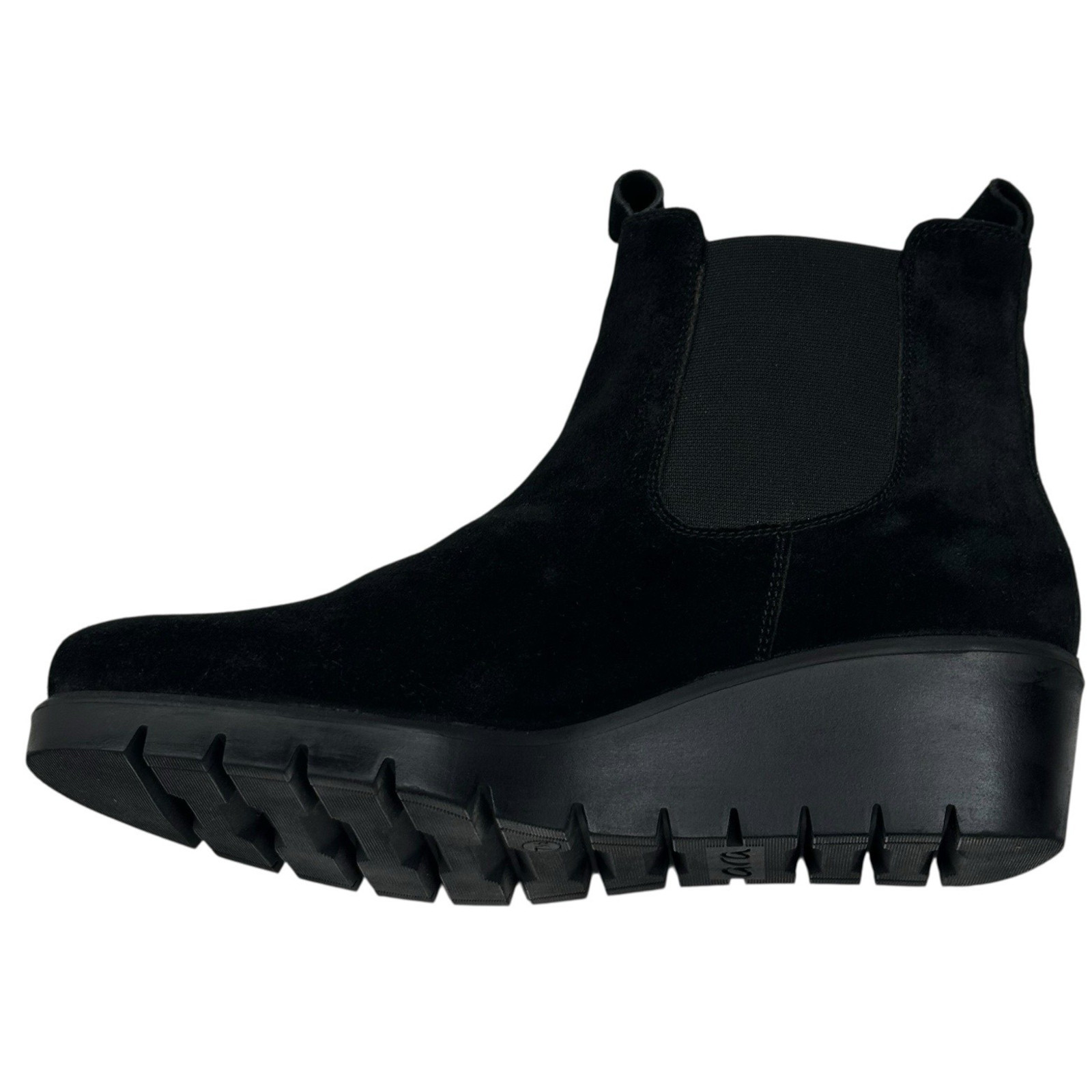 Ara Cascade Black Suede Chelsea Ankle Boots Womens UK 7.5 US 10 New $230