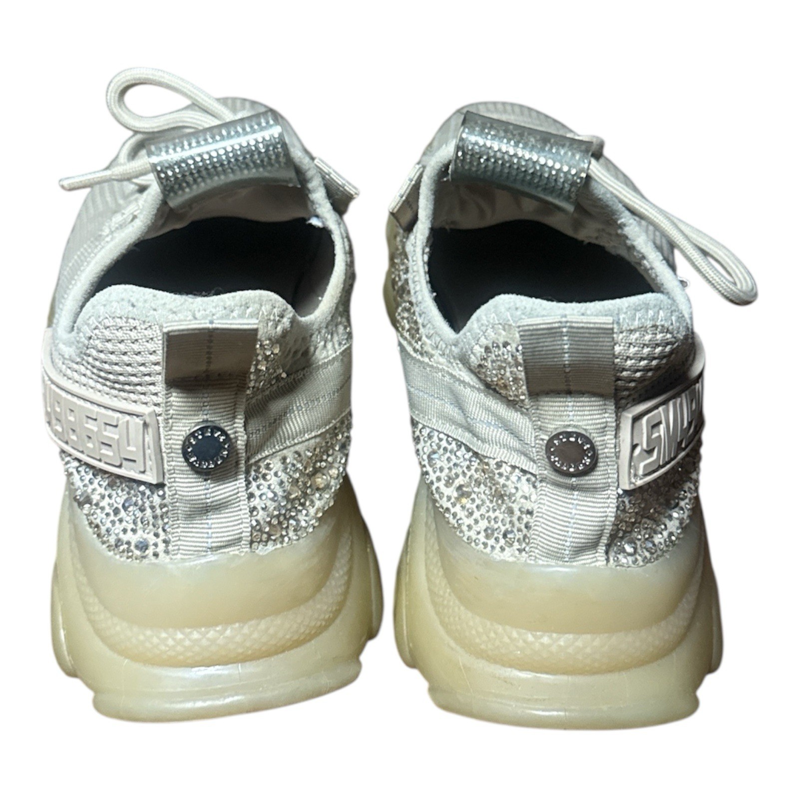 Steve Madden SM NY90 Rhinestone women’s 7 Sneakers Beige