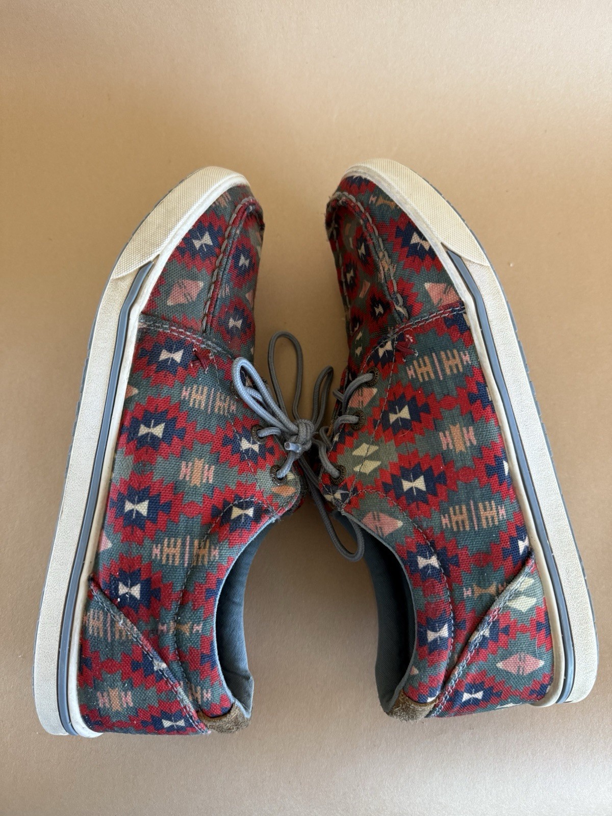 Twisted X Hooey Lace Up Lopers Casual Shoes Womens 9.5 Aztec Western Lace Up