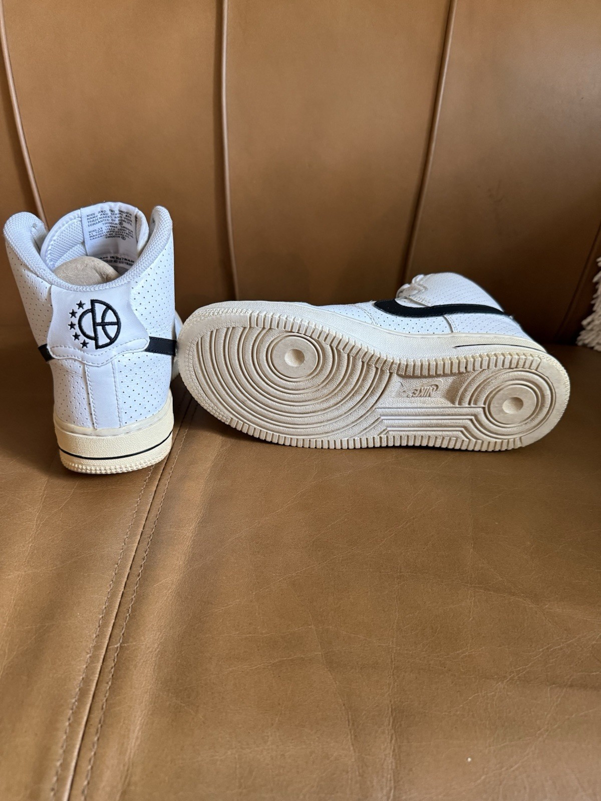Rare Nike Air Force 1 High “Dream Team” Black White 653998-102 5.5Y / Women 7 W7