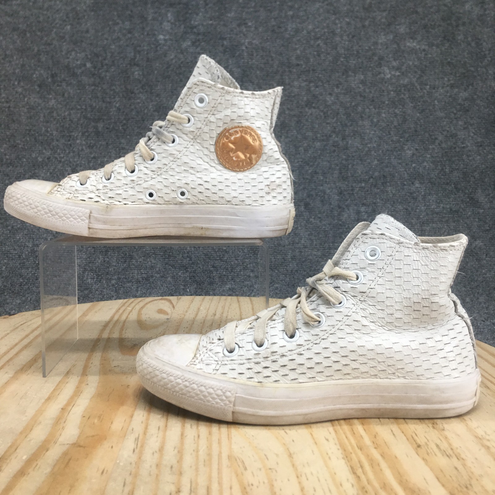 Converse Shoes Mens 4 Womens 6 Chuck Taylor All Star Hi-Top Sneaker White Casual