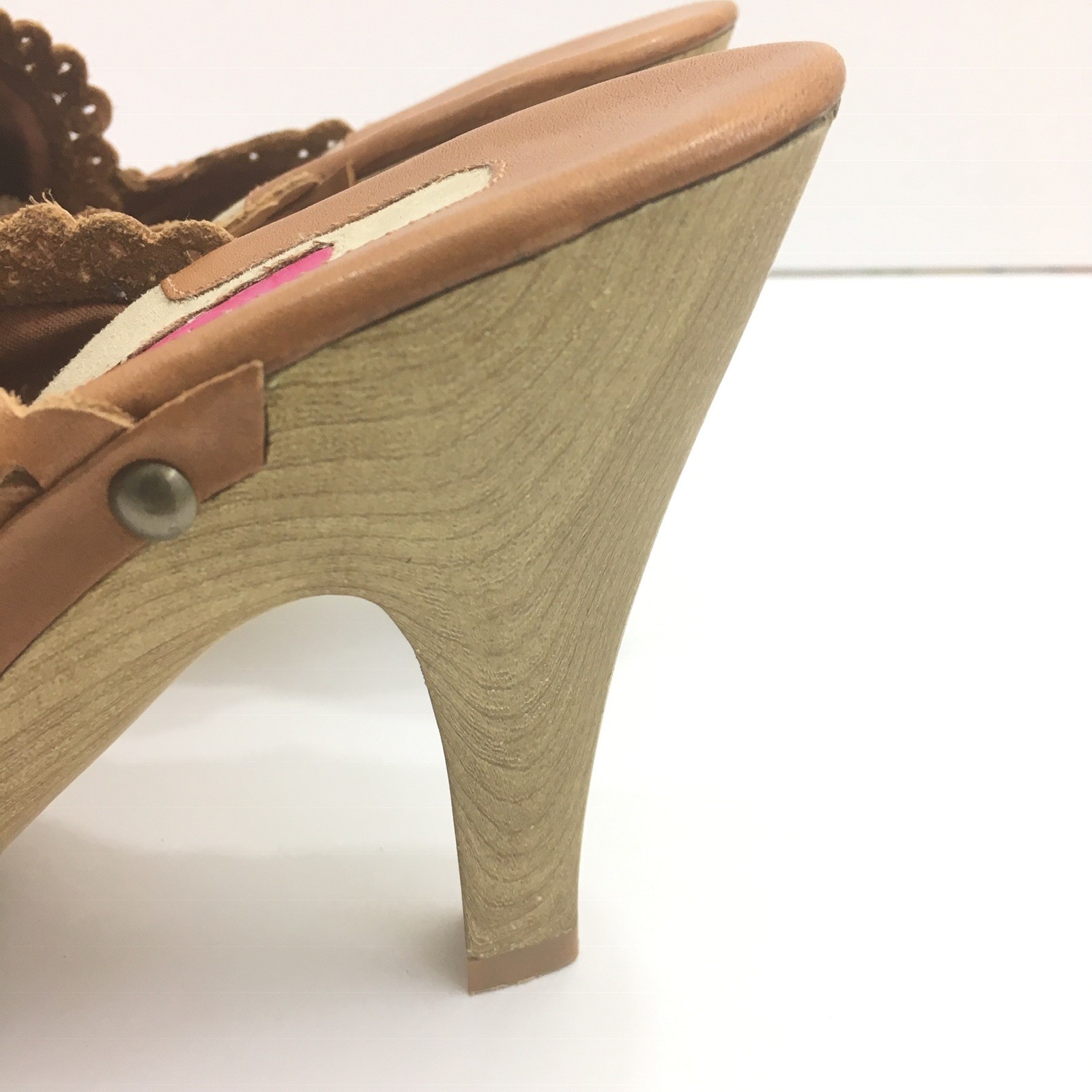 Isaac Mizrahi for Target Blondie Women’s Size 8 Tan Mules Heels