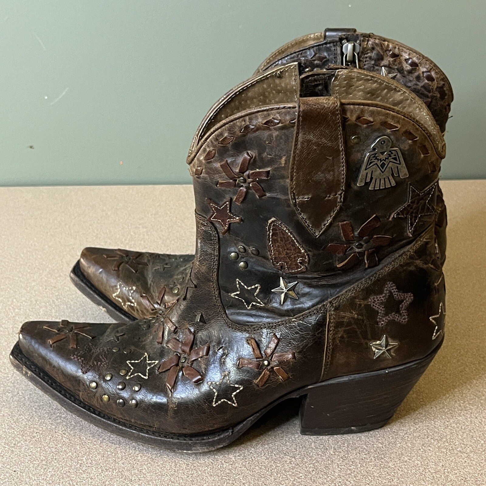 Ariat Starla Western Boot ATS Technology Premium Leather Star Embroidery & Studs