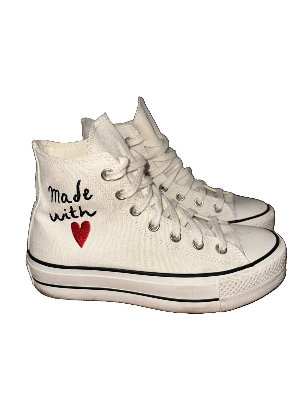 Sz 7 Converse ChuckTaylor All Star Platform High TopTennis Shoe – MADE WITH LOVE