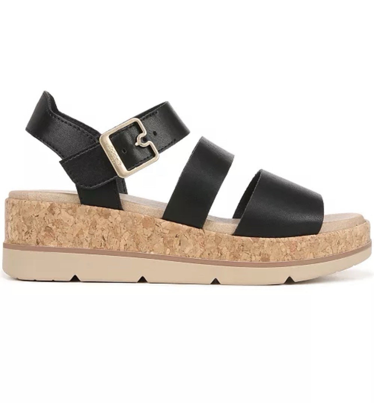 Dr. Scholl’s Women’s Once Twice Espadrille Platform Sandals Black Size 7.5 M