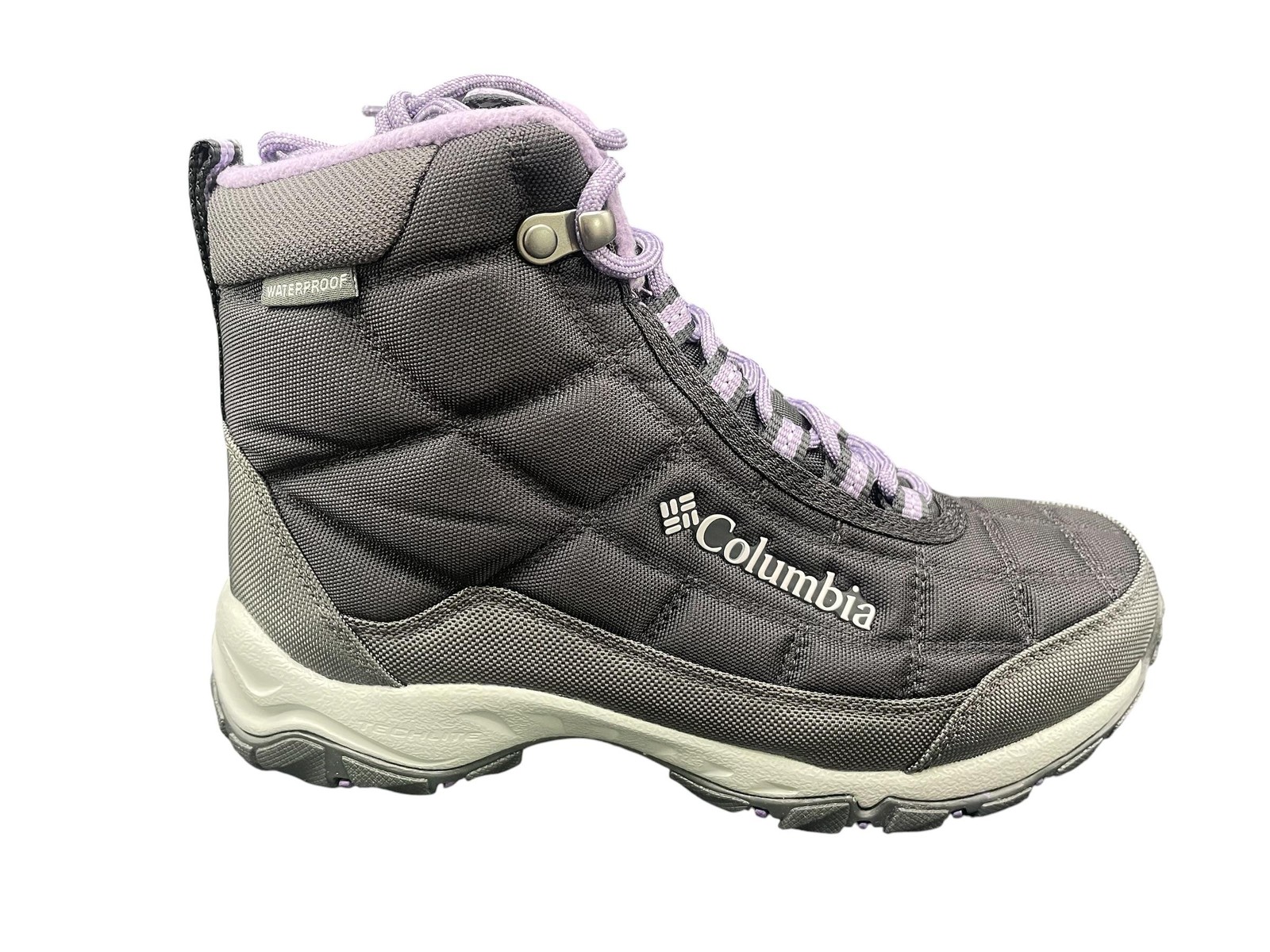 Columbia Women Snow Boot Winter BL1766-010 Firecamp Black Plum Purple Size 6.5
