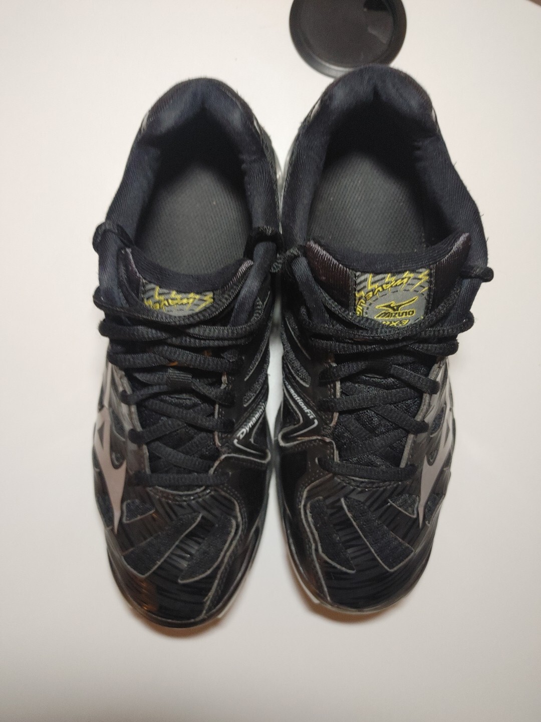 Mizuno Women’s Wave Bolt 6 Black/Silver Volleyball Athletic Shoe Women’s sz 8