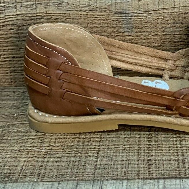 Women’s Huarache Artisanal Mexican sandals Genuine Leather Traditional Sandalias