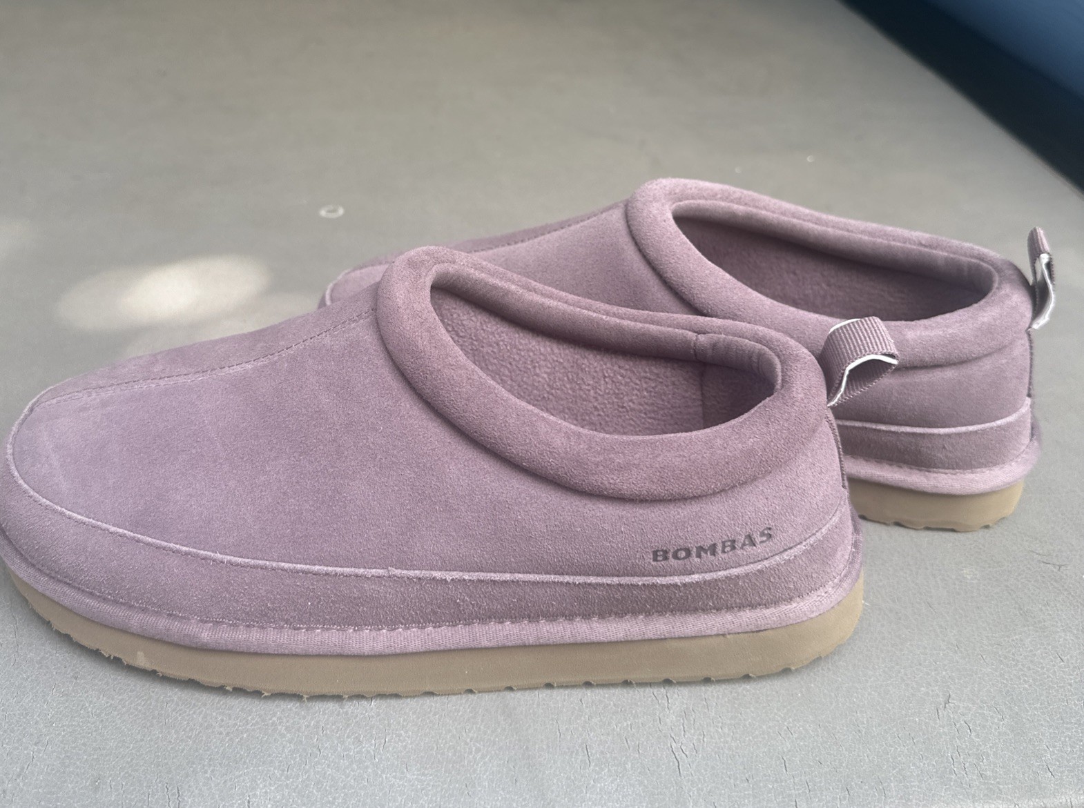 Bombas Women’s Saturday Suede Slip On Slipper Dusty Purple /mauve Size 8