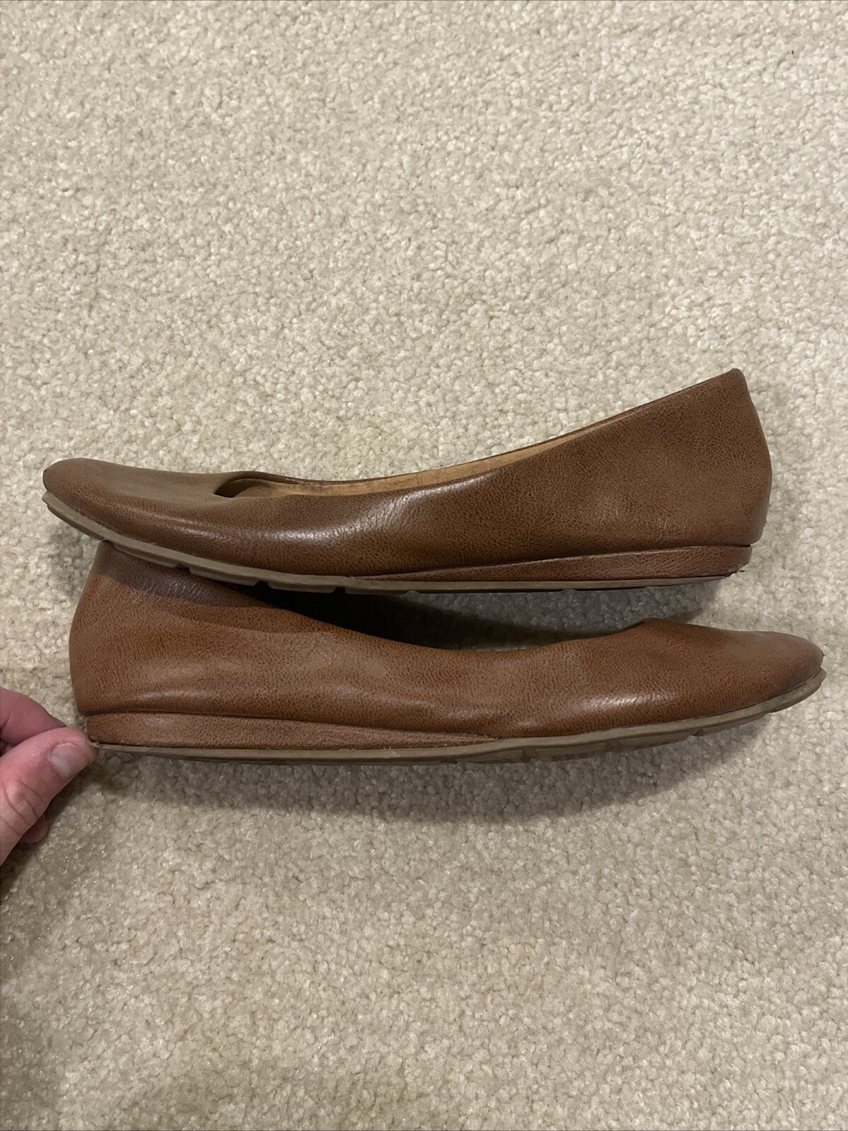 Sun + Stone Eliana Flats – Brandy Color – Women’s Size 6.5 Shoes