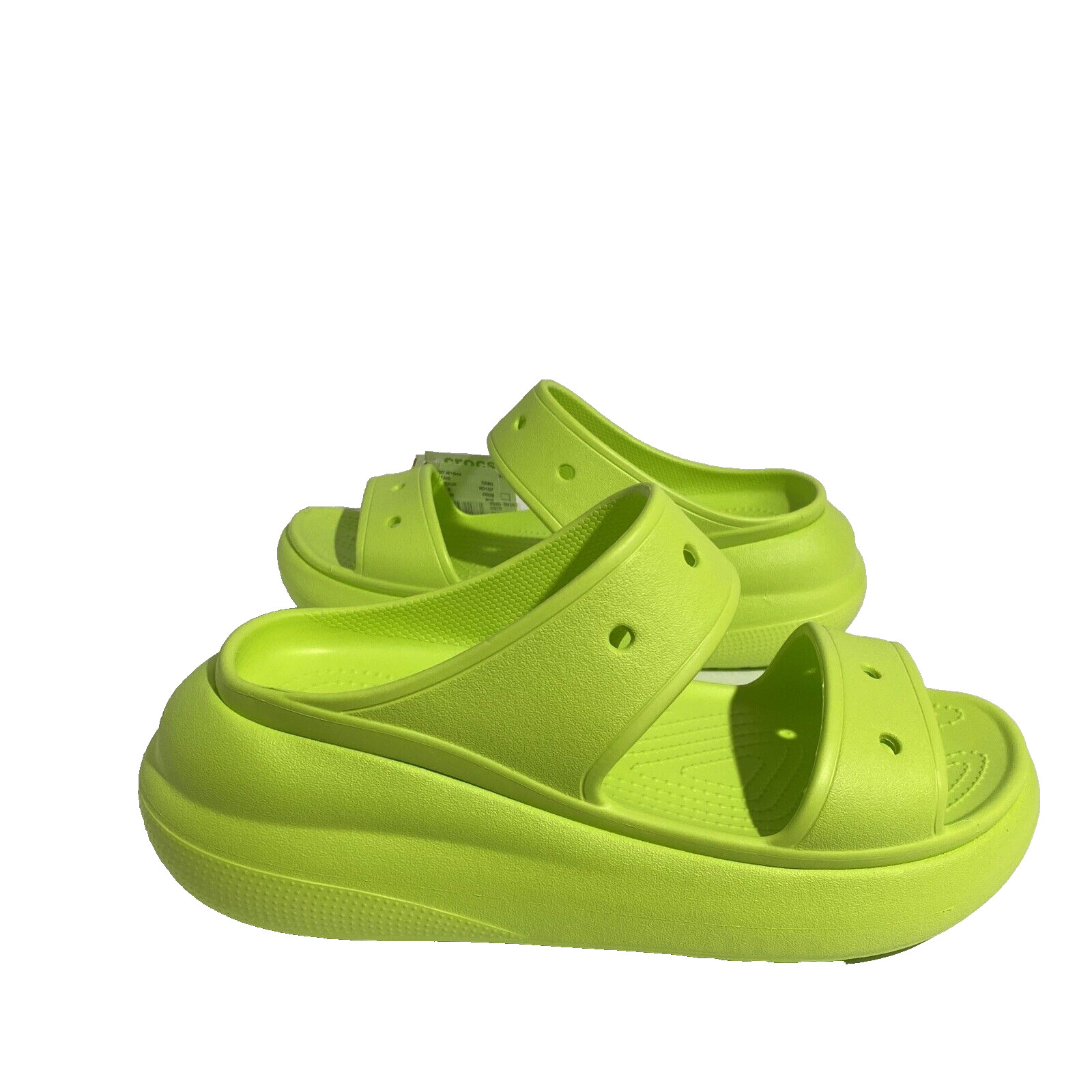 Crocs Classic Crush Sandal/NWT/Women’s Size 10/Men’s Size 8/Lime Green