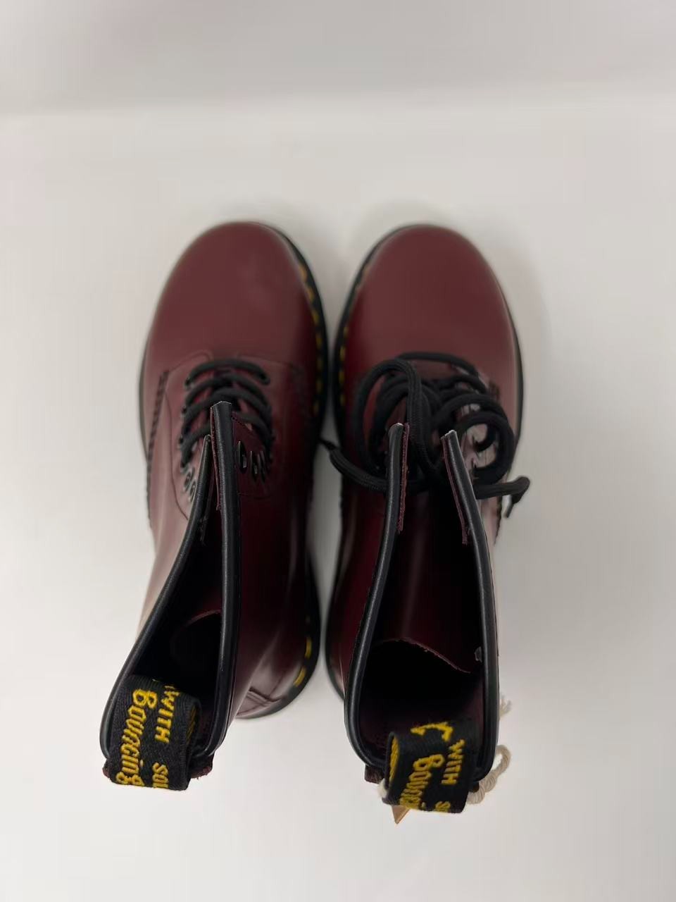 Dr Martens Boots – Dr Martens 1460 Smooth Boots – Cherry Red （W US：5/ M US：4）