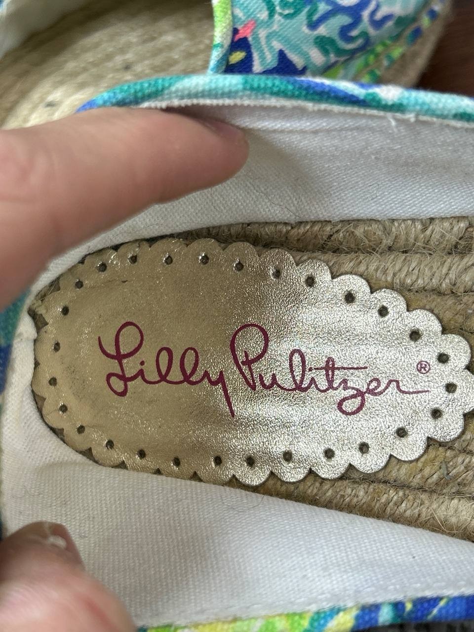 Lilly Pulitzer Shoes Womens Size 6 Lia Espadrilles Multicolor Comfort Slip On