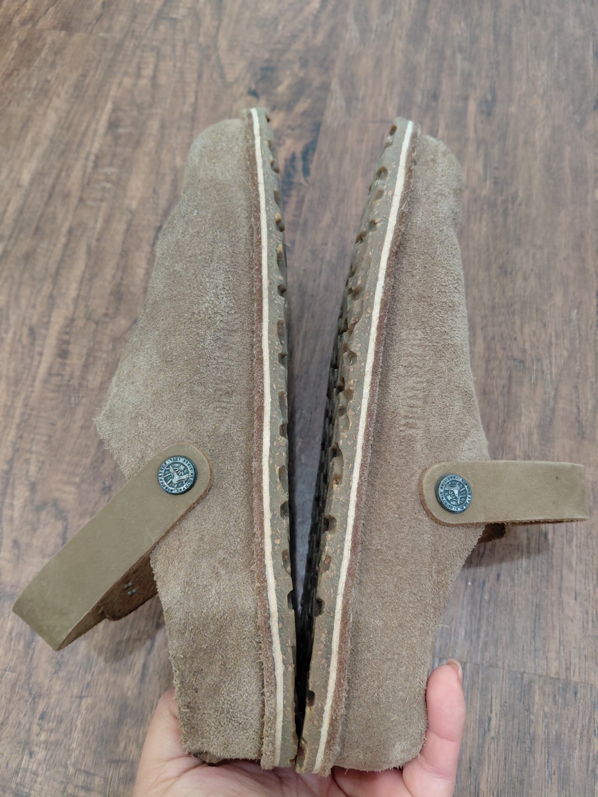 Birkenstock Lutry Premium Slip On Walking Clogs Taupe Women Size 39EU 8US Narrow