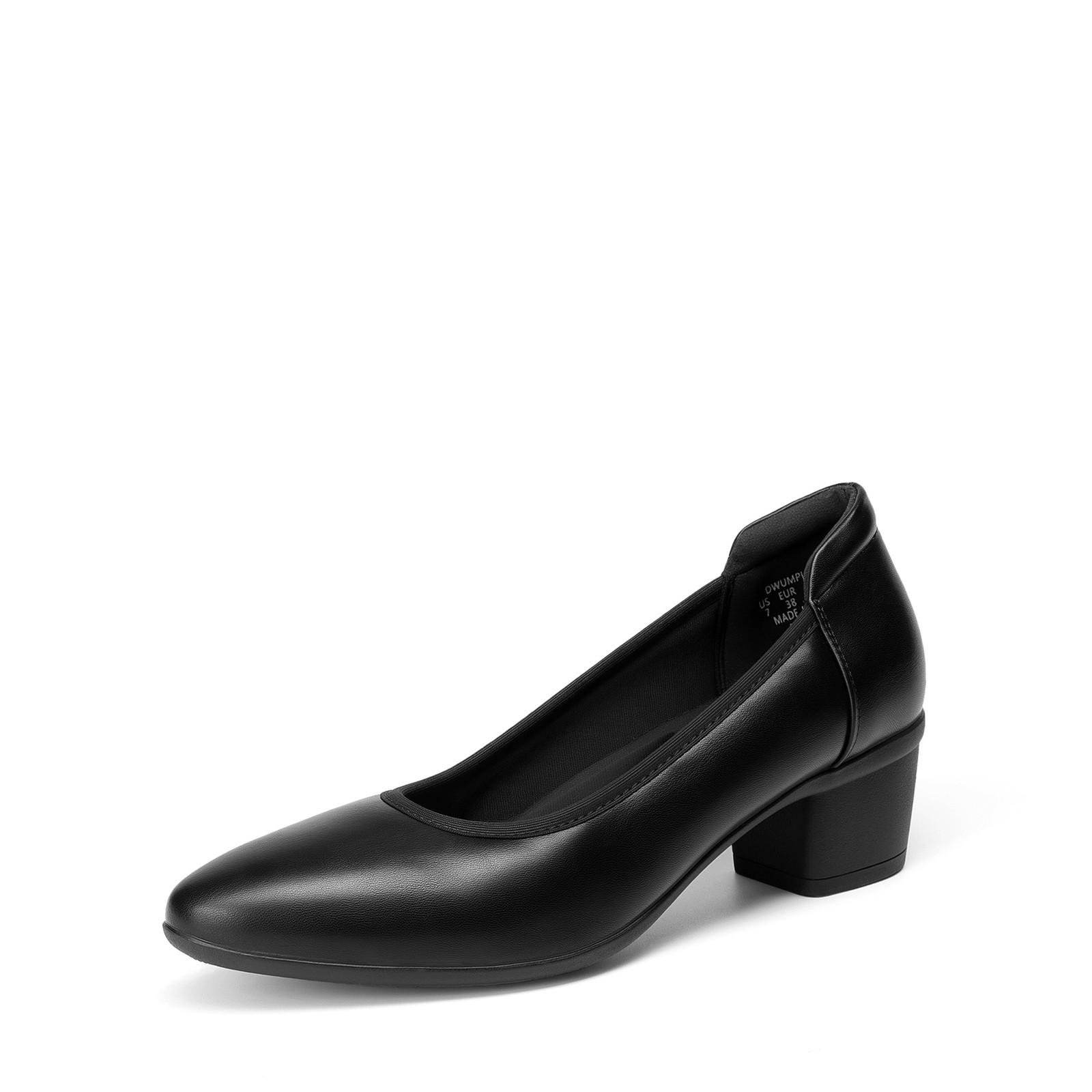 US Women Dress Pumps Low Block Heels All Day Comfort Work Office Business Pumps