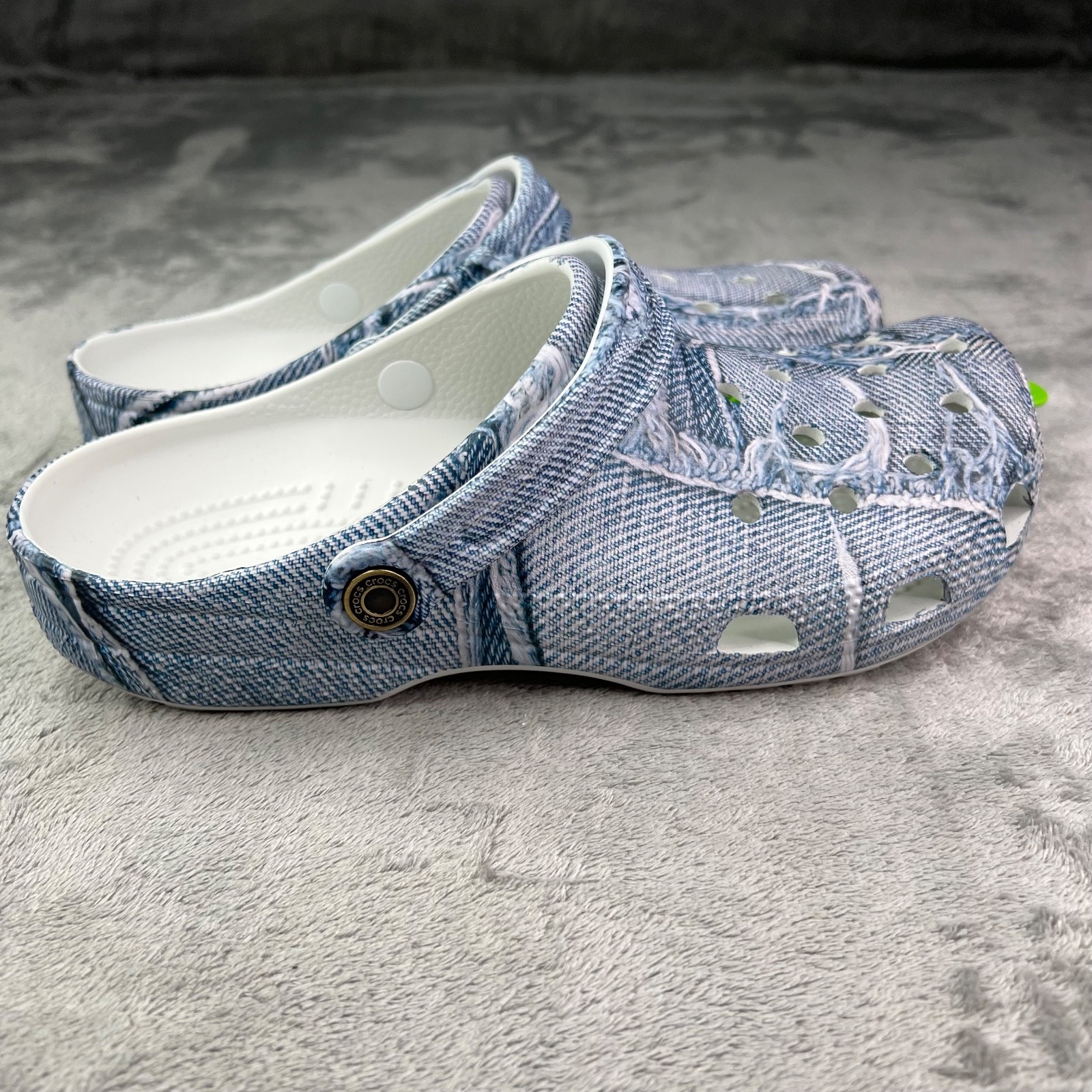 Crocs Classic Denim Clogs Unisex Adults Mens 4 Womens 6 Blue 210402-4MH NWT New