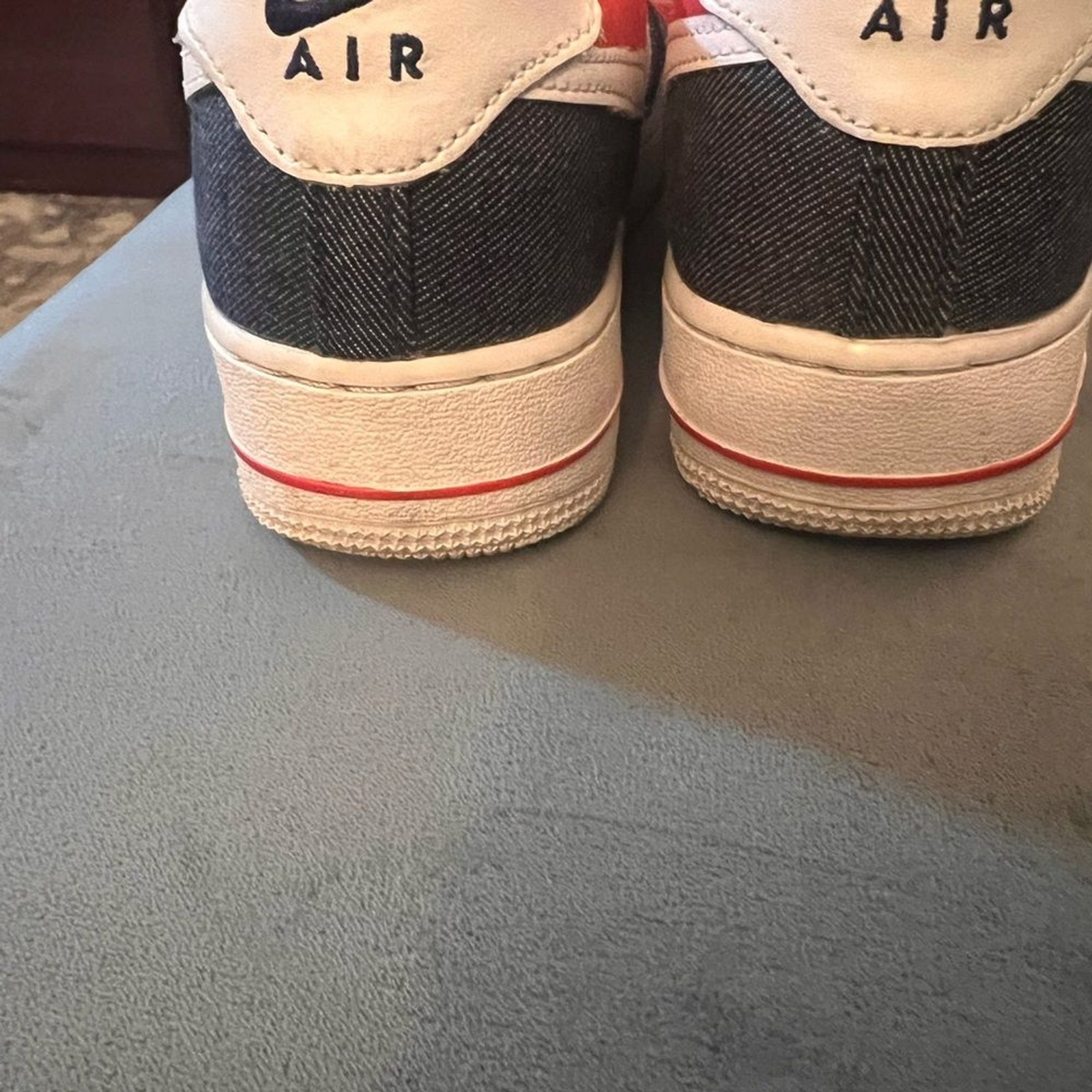 AIR FORCE 1 ’07 LX ‘WHITE RED DENIM’